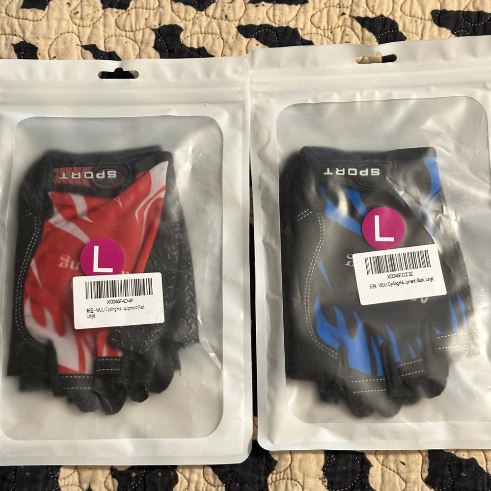 Workout gloves.